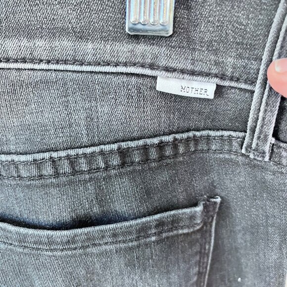 Mother The Dropout Jeans Womens 26 Mid Rise Cotton/Polyester/Elastan - Picture 2 of 6